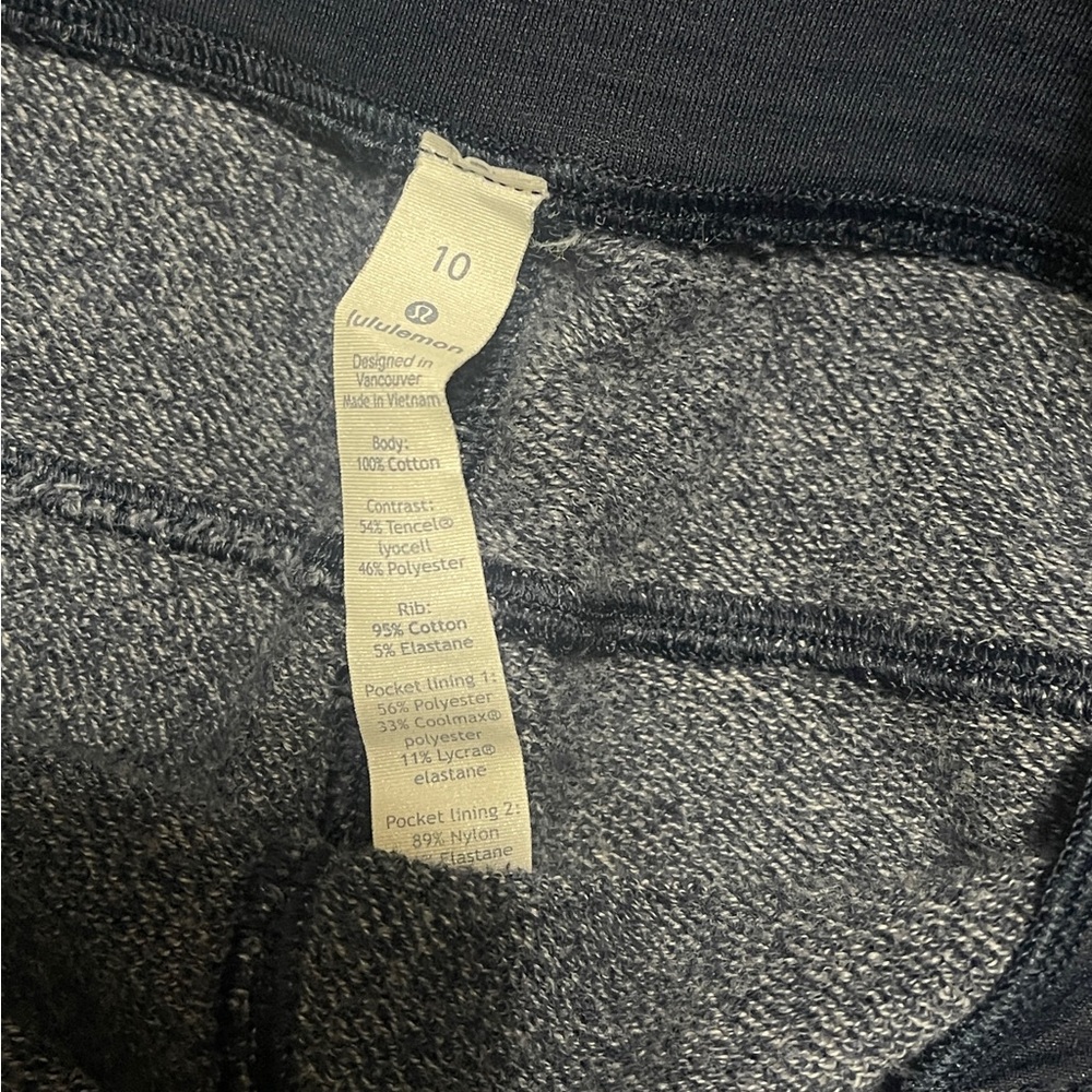 lululemon athletica Cool & Collected Heathered Speckled Blue Joggers - Picture 5 of 9